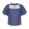 Frame Nina Cropped Chambray Blouse -Frame Sales Store unnamed file 1853