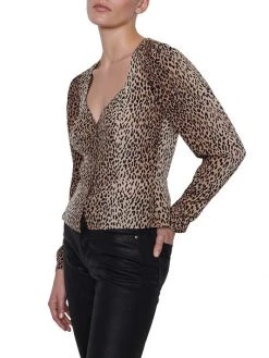 Frame Silk Animal Print Blouse -Frame Sales Store unnamed file 1880