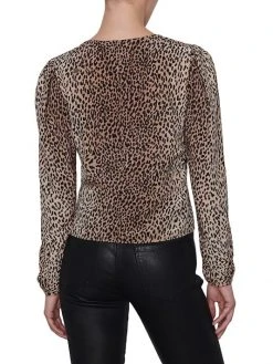 Frame Silk Animal Print Blouse -Frame Sales Store unnamed file 1881