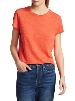 Frame Easy True Organic Linen T-Shirt Mandarin -Frame Sales Store unnamed file 1891