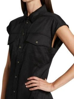 Frame Arie Cap Sleeve Shirtdress -Frame Sales Store unnamed file 1910