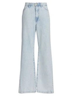 Frame Le Baggy Palazzo Wide-Leg Jeans