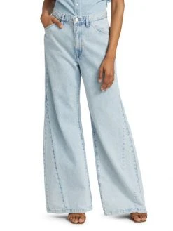 Frame Le Baggy Palazzo Wide-Leg Jeans 11 Frame Le Baggy Palazzo Wide-Leg Jeans -Frame Sales Store unnamed file 1921