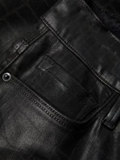 Frame Le Sylvie Croc-Printed Stretch Coated Jeans 15 Frame Le Sylvie Croc-Printed Stretch Coated Jeans -Frame Sales Store unnamed file 1971