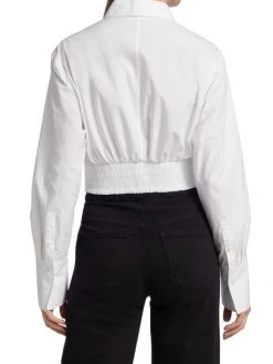 Frame Seamed Cotton Poplin Shirt -Frame Sales Store unnamed file 1983