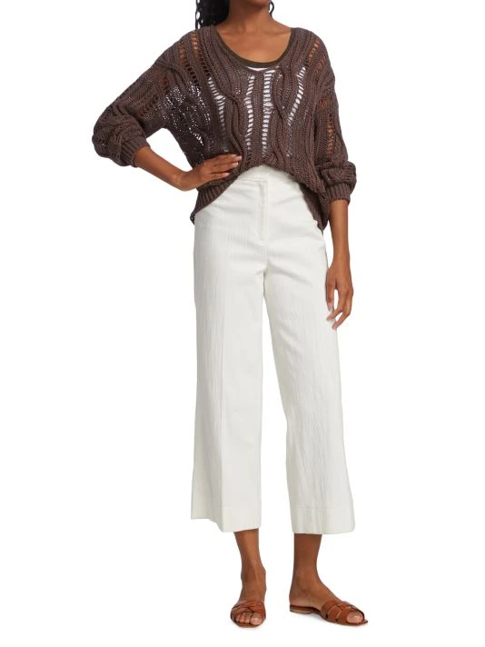 Frame Le Crop Distressed Stretch Mini Boot-Cut Crop Jeans 4 Frame Le Crop Distressed Stretch Mini Boot-Cut Crop Jeans - Image 2