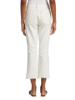 Frame Le Crop Distressed Stretch Mini Boot-Cut Crop Jeans 13 Frame Le Crop Distressed Stretch Mini Boot-Cut Crop Jeans -Frame Sales Store unnamed file 2058