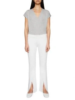 Frame Mini Boot Mid-Rise Slit-Hem Bootcut Jeans -Frame Sales Store unnamed file 2125