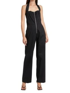 Frame Zip Halter Jumpsuit -Frame Sales Store unnamed file 2138