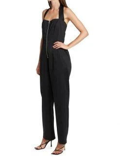 Frame Zip Halter Jumpsuit -Frame Sales Store unnamed file 2139