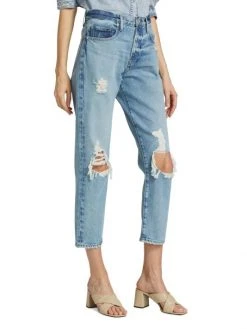 Frame Le Original Distressed Straight-Fit Jeans 12 Frame Le Original Distressed Straight-Fit Jeans -Frame Sales Store unnamed file 2152