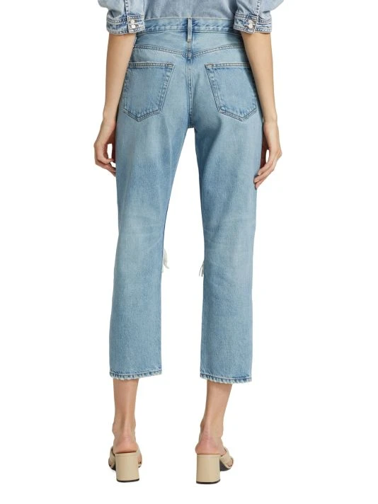 Frame Le Original Distressed Straight-Fit Jeans 7 Frame Le Original Distressed Straight-Fit Jeans - Image 5