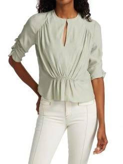 Frame Silk Blouse -Frame Sales Store unnamed file 2158