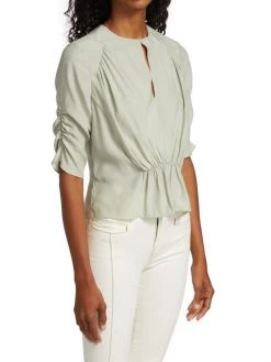 Frame Silk Blouse -Frame Sales Store unnamed file 2159