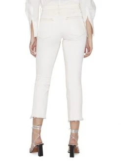 Frame Le High Spring Mix Raw Hem Stretch Straight-Leg Jeans 13 Frame Le High Spring Mix Raw Hem Stretch Straight-Leg Jeans -Frame Sales Store unnamed file 2167