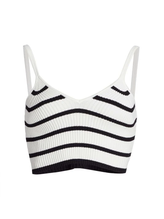 Frame Striped Ribbed-Knit Tank Top 3 Frame Striped Ribbed-Knit Tank Top