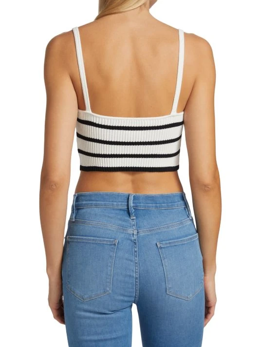 Frame Striped Ribbed-Knit Tank Top 7 Frame Striped Ribbed-Knit Tank Top - Image 5