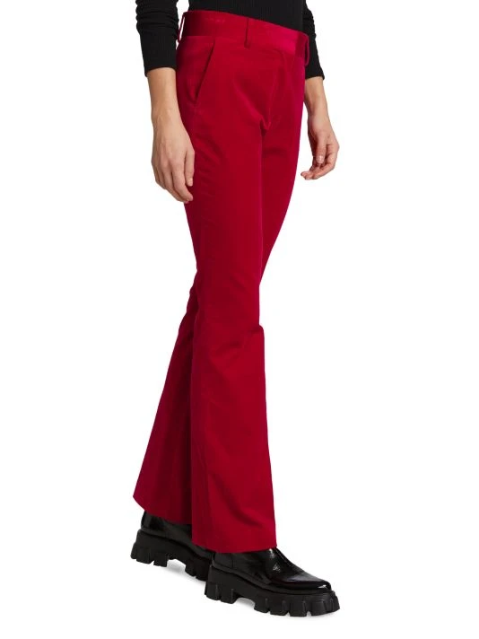 Frame Velvet Mini Boot Trousers 6 Frame Velvet Mini Boot Trousers - Image 4