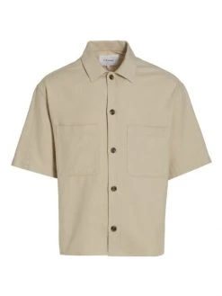 Frame Short-Sleeve Button-Up Shirt For Men