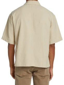 Frame Short-Sleeve Button-Up Shirt For Men -Frame Sales Store unnamed file 2193