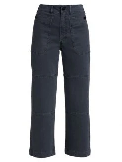 Frame Stretch Flared Leg Utility Jeans