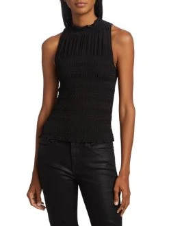 Frame Smocked Knit Halter Top -Frame Sales Store unnamed file 220