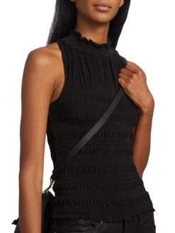 Frame Smocked Knit Halter Top -Frame Sales Store unnamed file 223