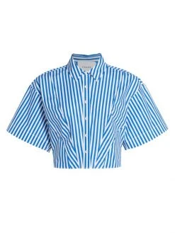 Frame Striped Cropped Shirt