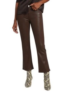 Frame Le Crop Mini Boot Mid-Rise Coated Flare Jeans 11 Frame Le Crop Mini Boot Mid-Rise Coated Flare Jeans -Frame Sales Store unnamed file 227