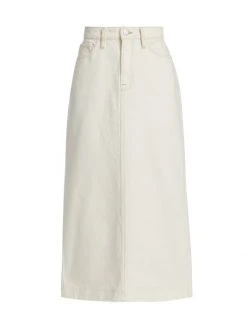 Frame Denim Midi Skirt