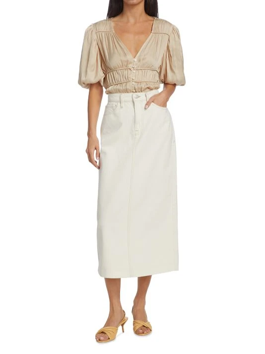 Frame Denim Midi Skirt 4 Frame Denim Midi Skirt - Image 2