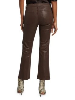 Frame Le Crop Mini Boot Mid-Rise Coated Flare Jeans 13 Frame Le Crop Mini Boot Mid-Rise Coated Flare Jeans -Frame Sales Store unnamed file 229