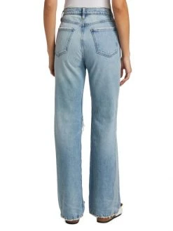 Frame Le Jane High-Rise Distressed Straight-Leg Jeans -Frame Sales Store unnamed file 2306