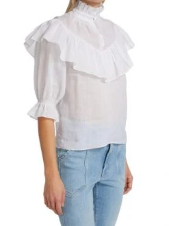Frame Ruffle Flounce Top -Frame Sales Store unnamed file 2326