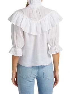Frame Ruffle Flounce Top -Frame Sales Store unnamed file 2327