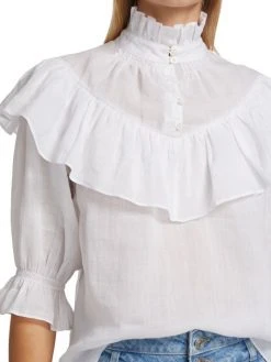 Frame Ruffle Flounce Top -Frame Sales Store unnamed file 2328