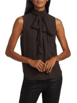 Frame Silk Bow Blouse -Frame Sales Store unnamed file 234