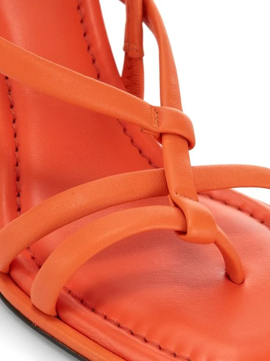 Frame Le Addison Leather Wrap Sandals Noir 8 Frame Le Addison Leather Wrap Sandals Noir - Image 6