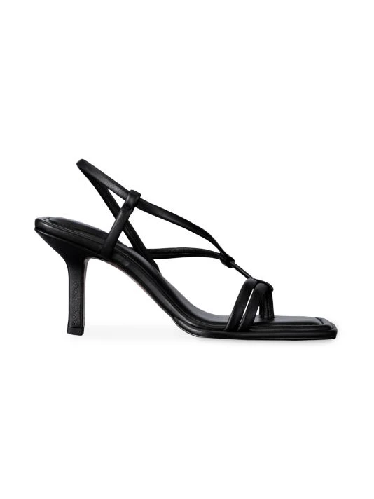 Frame Le Addison Leather Wrap Sandals Noir 9 Frame Le Addison Leather Wrap Sandals Noir - Image 7
