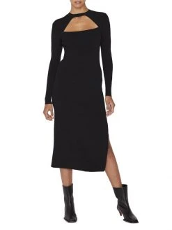 Frame Chest Cut-Out Sweater Dress -Frame Sales Store unnamed file 2348