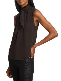 Frame Silk Bow Blouse -Frame Sales Store unnamed file 235