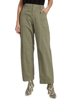 Frame Seamed High-Rise Relaxed Trousers -Frame Sales Store unnamed file 2367