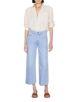 Frame Le Italian Mid-Rise Cropped Wide-Leg Jeans -Frame Sales Store unnamed file 2373