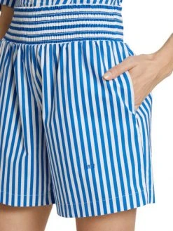 Frame Cotton High-Waisted Boxer-Style Shorts -Frame Sales Store unnamed file 2389