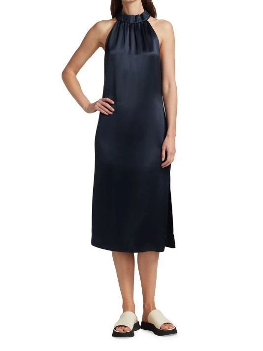 Frame Satin Halter Dress 4 Frame Satin Halter Dress - Image 2