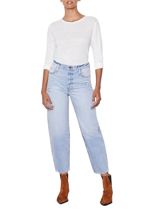 Frame Ultra High-Rise Barrel-Leg Jeans 4 Frame Ultra High-Rise Barrel-Leg Jeans - Image 2