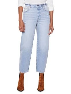 Frame Ultra High-Rise Barrel-Leg Jeans 10 Frame Ultra High-Rise Barrel-Leg Jeans -Frame Sales Store unnamed file 2424