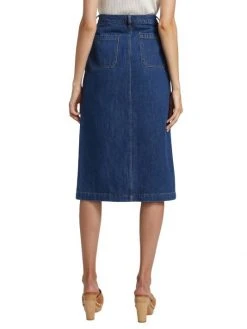 Frame Le Bardot Denim Midi Skirt -Frame Sales Store unnamed file 243