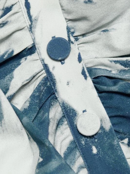 Frame Ruched Puff-Sleeve Crop Top 9 Frame Ruched Puff-Sleeve Crop Top - Image 7