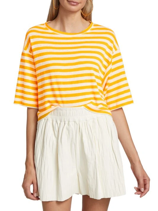 Frame Cotton Crop Top 5 Frame Cotton Crop Top - Image 3